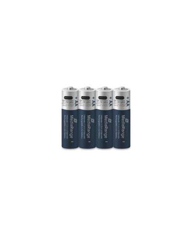 BATTERY RECH. LI-ION AAA 1.5V/500MAH 4P MRBAT160 MEDIARANGE