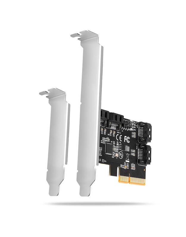 SSD ACC I/O CONTROLLER PCIE/SATA 6G PCES-SA4X4 AXAGON
