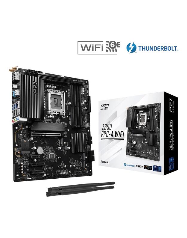 Mainboard|ASROCK|Intel Z890|LGA1851|ATX|Memory DDR5|Memory slots 4|Z890PRO-AWIFI