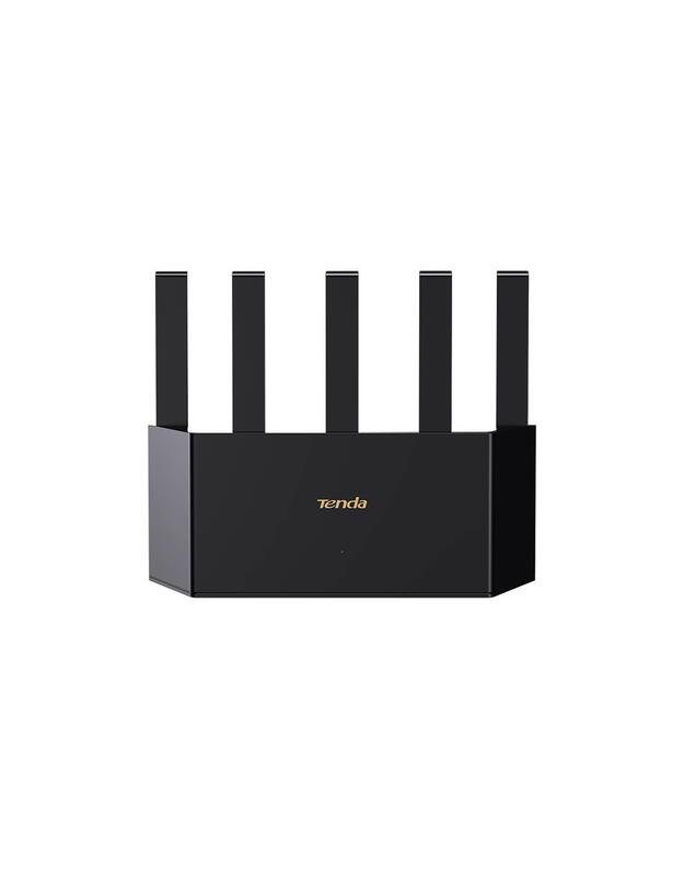 Wireless Router|TENDA|1500 Mbps|Wi-Fi 6|IEEE 802.3|IEEE 802.3ab|IEEE 802.3u|IEEE 802.11a|IEEE 802.11b|IEEE 802.11g|IEEE 802.11n|IEEE 802.11ac|IEEE 802.11ax|3x10/100/1000M|1x10/100/1000M|Number of antennas 5|TX2LPRO