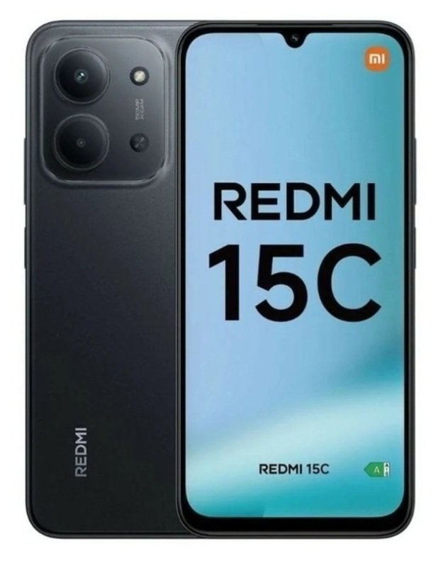 Xiaomi Redmi 15C 4/128 GB, juodas