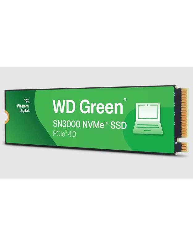 SSD|WESTERN DIGITAL|Green|500GB|M.2|PCIe Gen4|NVMe|Write speed 4100 MBytes/sec|Read speed 5000 MBytes/sec|2.3mm|TBW 100 TB|WDS500G4G0E