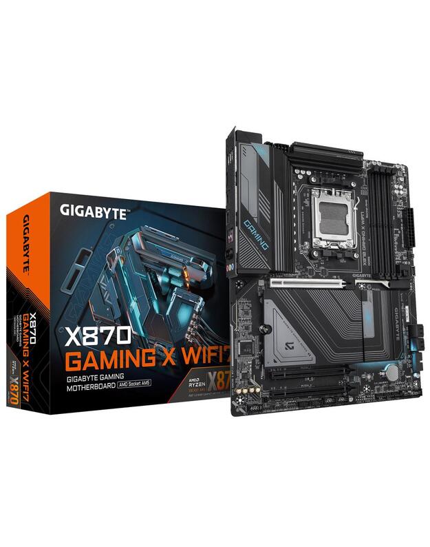 Mainboard|GIGABYTE|AMD X870|SAM5|ATX|Memory DDR5|Memory slots 4|2xPCI-Express 3.0 1x|1xPCI-Express 5.0 16x|3xM.2|1xHDMI|4xUSB 2.0|4xUSB 3.2|2xUSB-C|1xRJ45|3xAudio port|X870GAMINGXWIFI71.1