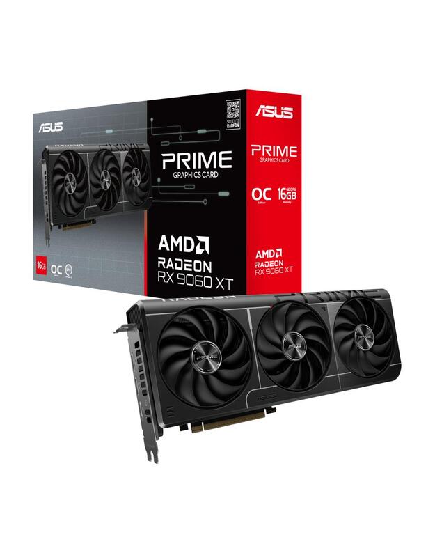 VGA PCIE16 RX9060XT 16GB/PRIME-RX9060XT-O16G ASUS