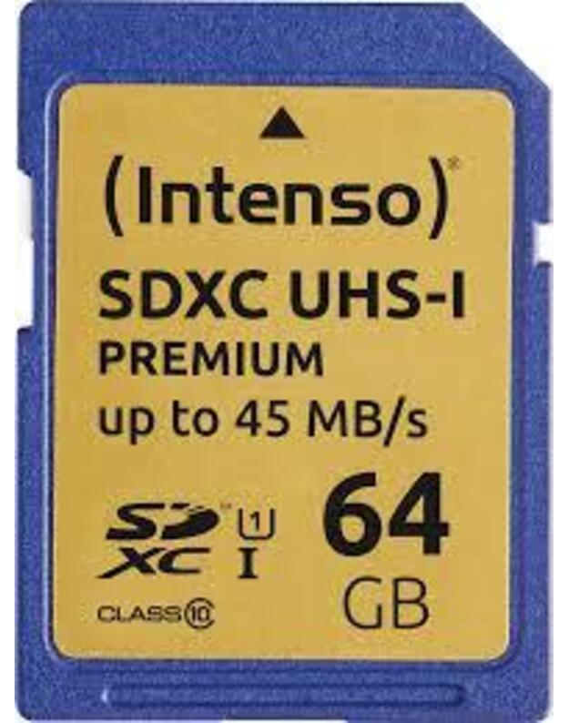 MEMORY SDXC 64GB UHS-I/3421490 INTENSO