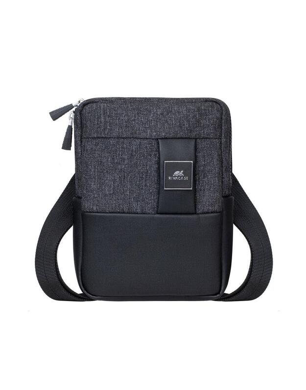 TABLET CASE CROSSBODY 8 /8810 BLACK MELANGE RIVACASE