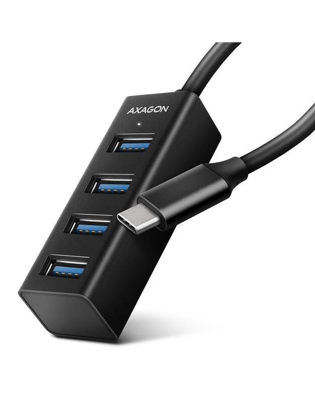 I/O HUB USB-C 4PORT MINI/0.2M HUE-M1C AXAGON