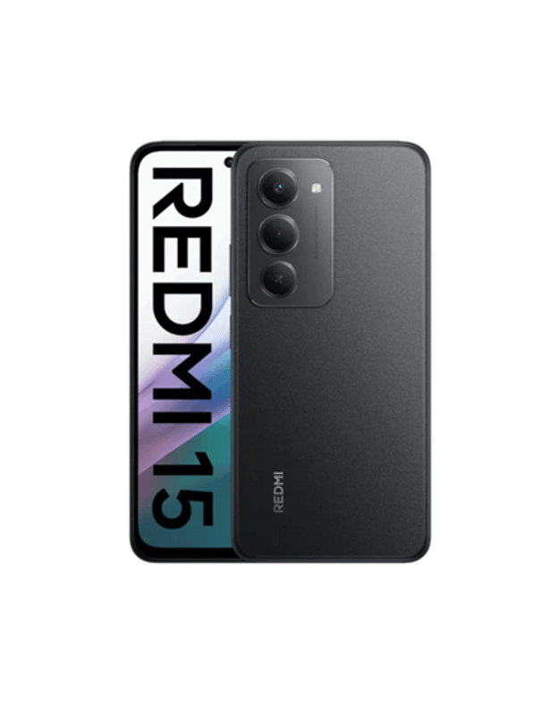 XIAOMI REDMI 15 6/128GB 4G, juodas