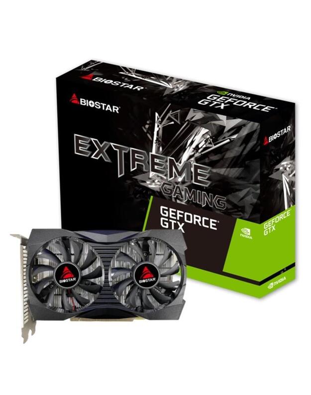 Graphics Card|BIOSTAR|NVIDIA GeForce GTX 1050|4 GB|GDDR5|128 bit|PCIE 4.0 16x|GPU 1354 MHz|Dual Slot Fansink|1xDVI-D|1xHDMI|1xDisplayPort|VN1055XF41