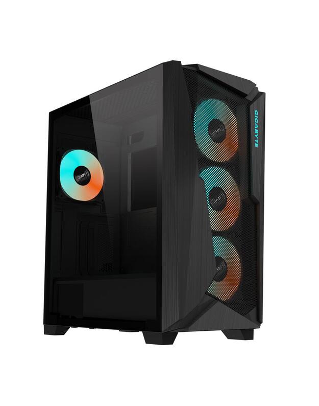 Case|GIGABYTE|C301G V2 BLACK|MidiTower|Case product features Transparent panel|Not included|ATX|EATX|MicroATX|MiniITX|Colour Black|C301GV2