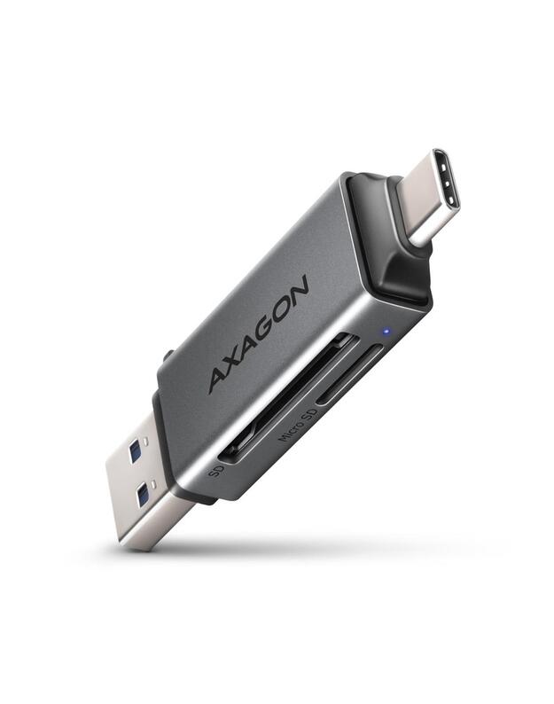 CARD READER USB-C+USB3.2 2SLOT/SD/MICROSD CRE-DAC AXAGON