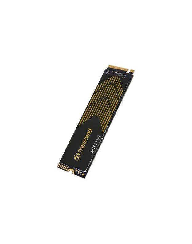 SSD|TRANSCEND|2TB|PCIe Gen4|NVMe|NAND flash technology 3D NAND|Write speed 6500 MBytes/sec|Read speed 7400 MBytes/sec|Form Factor M.2|TBW 1200 TB|MTBF 200000 hours|TS2TMTE255S