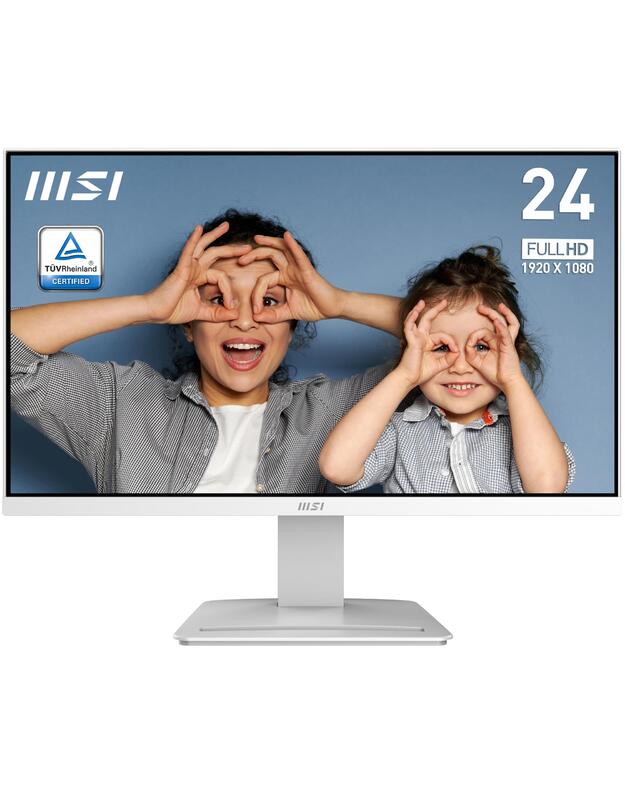 LCD Monitor|MSI|PRO MP2412W|23.8 |Business|Panel VA|1920x1080|16:9|100 Hz|1 ms|Colour White|PROMP2412W