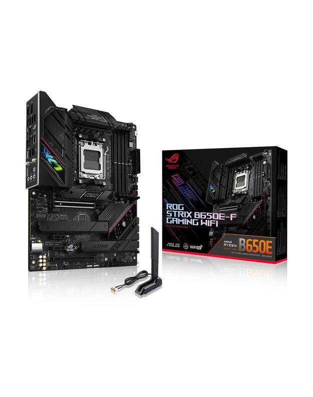 Mainboard|ASUS|AMD B650|SAM5|ATX|Memory DDR5|Memory slots 4|2xPCI-Express 4.0 1x|1xPCI-Express 4.0 16x|1xPCI-Express 5.0 16x|3xM.2|1xHDMI|1xDisplayPort|4xUSB 2.0|6xUSB 3.2|2xUSB-C|1xRJ45|5xAudio port|STRIXB650E-FGAMINGWIFI