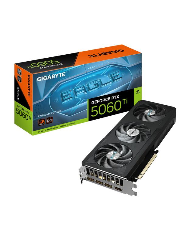 Graphics Card|GIGABYTE|NVIDIA|GeForce RTX 5060 Ti|2617 MHz|16 GB|GDDR7|128 bit|PCI Express 5.0|Active|GV-N506TEAGLEMAXOC-16GD