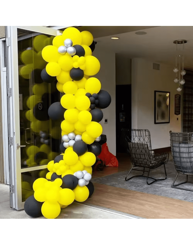 Black Bee Theme balionų rinkinys (195 vnt) 2