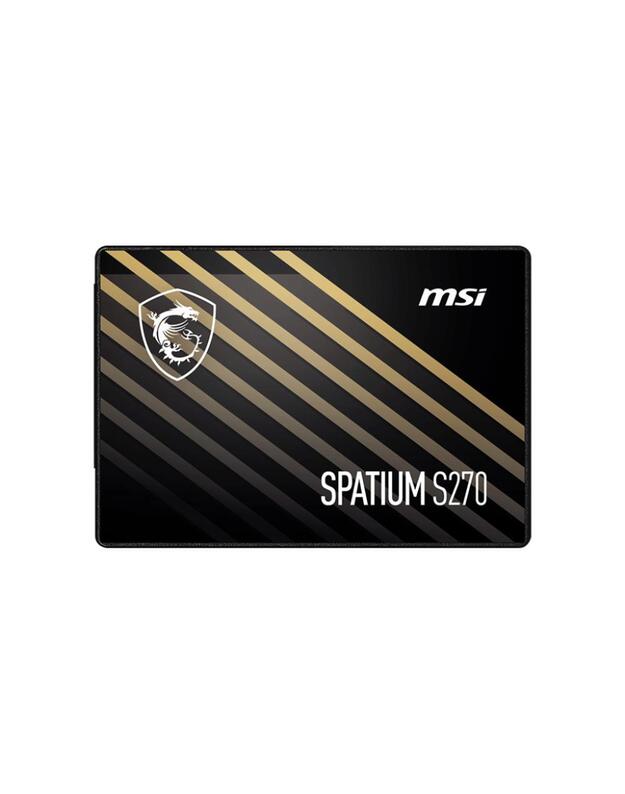 SSD|MSI|SPATIUM S270|240GB|SATA|3D NAND|Write speed 400 MBytes/sec|Read speed 500 MBytes/sec|2,5 |TBW 250 TB|MTBF 2000000 hours|S78-440N070-P83