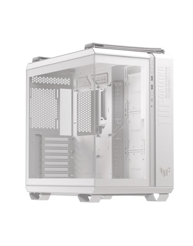 Case|ASUS|TUF Gaming GT502 Horizon|MidiTower|Case product features Transparent panel|Not included|ATX|MicroATX|MiniITX|Colour White|TUFGAMGT502HORIZONWHT