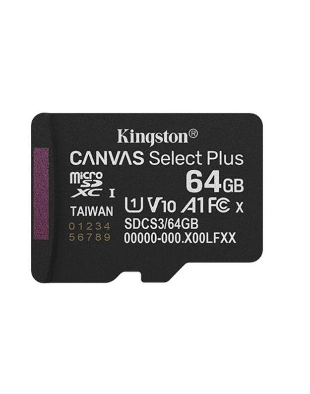 MEMORY MICRO SDXC 64GB UHS-I/SDCS3/64GBSP KINGSTON