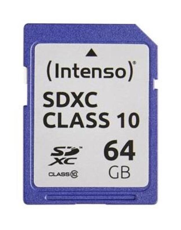 MEMORY SDXC 64GB C10/3411490 INTENSO