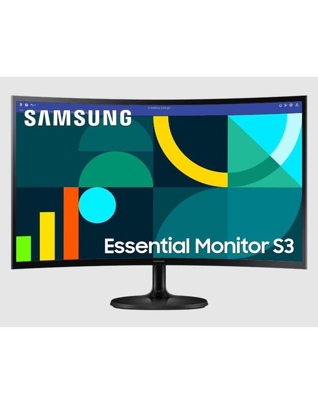 LCD Monitor|SAMSUNG|27 |Business/Curved|Panel VA|1920x1080|16:9|100Hz|4 ms|Tilt|Colour Black|LS27D360GAUXEN
