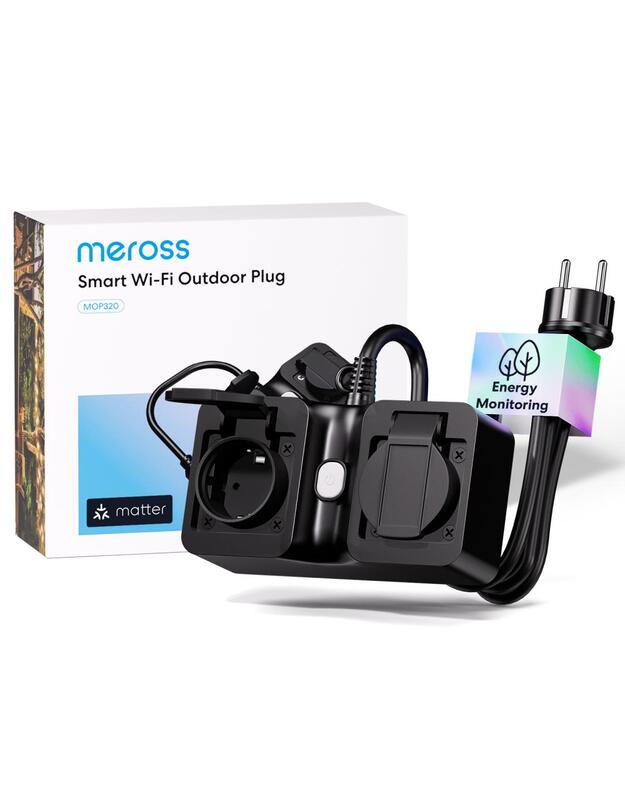 SMART HOME WI-FI PLUG/INDOOR/OUTD MOP320MA-EU MEROSS