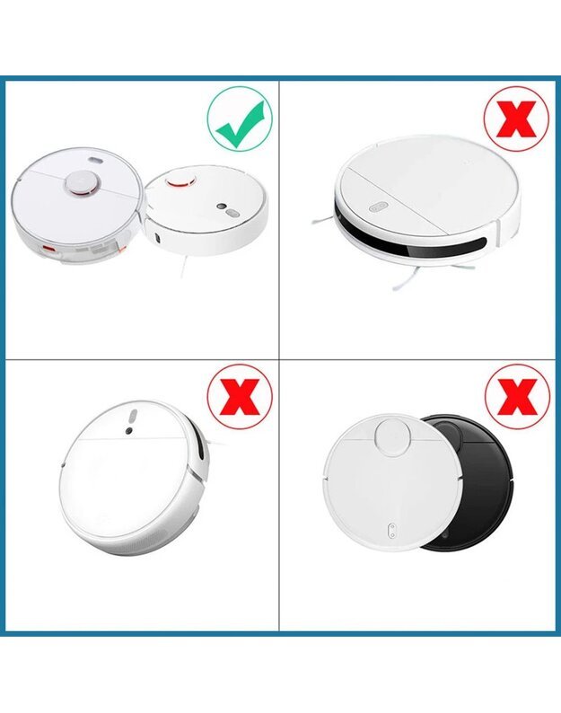 Šluostė Xiaomi Roborock S5, S5 Max, S6, S6 Maxv, S6 Pure, 4 vnt (pakaitalas) 5