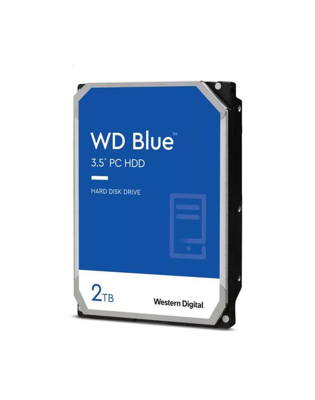 HDD|WESTERN DIGITAL|Blue|2TB|SATA 3.0|256 MB|7200 rpm|3,5 |WD20EZBX