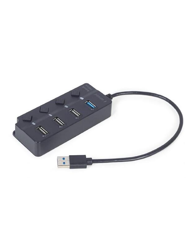 I/O HUB USB3 4PORT/UHB-U3P1U2P3P-01 GEMBIRD