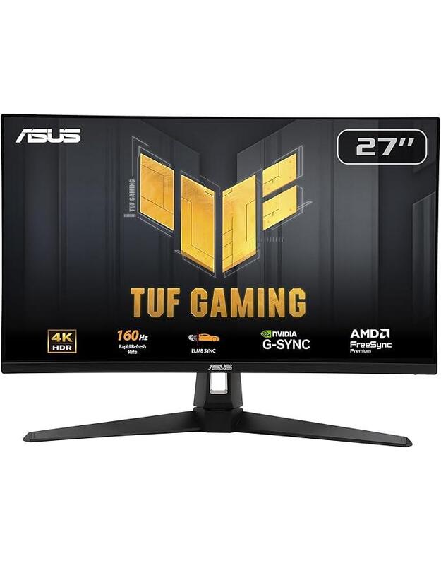 LCD Monitor|ASUS|90LM0AR0-B01371|27 |Gaming|Panel IPS|3840x2160|16:9|160Hz|Matte|1 ms|Speakers|Tilt|Colour Black|90LM0AR0-B01371