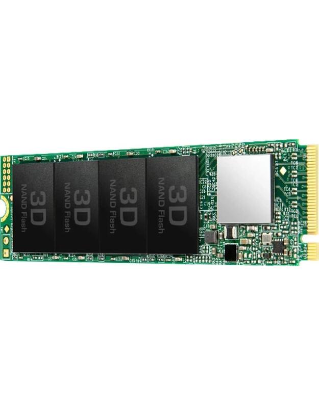 SSD|TRANSCEND|1TB|PCIe Gen3|NVMe|NAND flash technology 3D NAND|Write speed 2000 MBytes/sec|Read speed 3200 MBytes/sec|Form Factor M.2|TBW 400 TB|MTBF 200000 hours|TS1TMTE115S