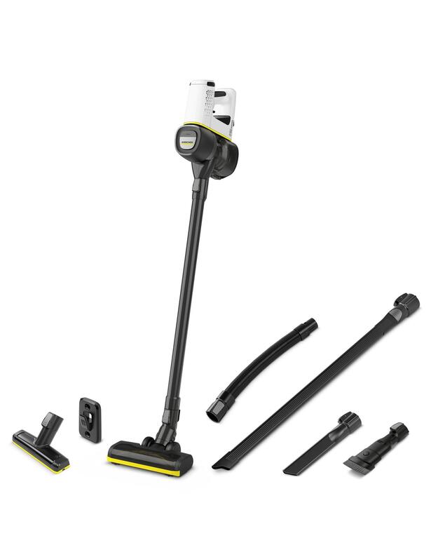 Vacuum Cleaner|KARCHER|Battery-power vacuum cleaner VC 4 Cordless myHome Car|Cordless/Bagless/Car cleaning|Capacity 0.65 l|Noise 78 dB|White|Weight 2.4 kg|1.198-632.0