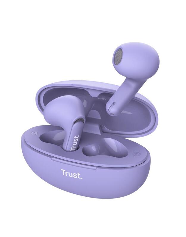 HEADSET EARPHONES YAVI BT ENC/PURPLE 25299 TRUST