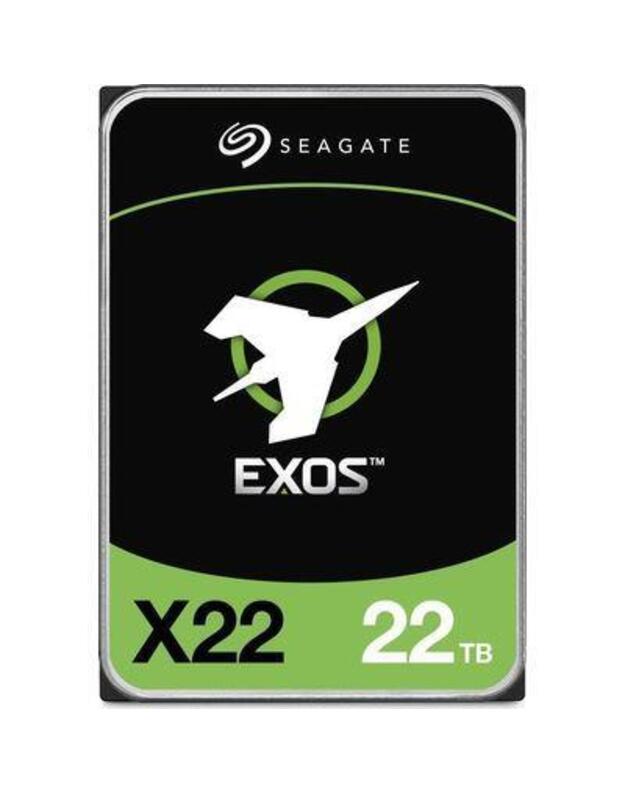 HDD|SEAGATE|Exos X22|22TB|SATA|512 MB|7200 rpm|Discs/Heads 10/20|ST22000NM002E