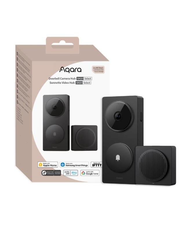 SMART HOME G410 DOORBELL CAM/HUB BLACK CH-C09D-B AQARA