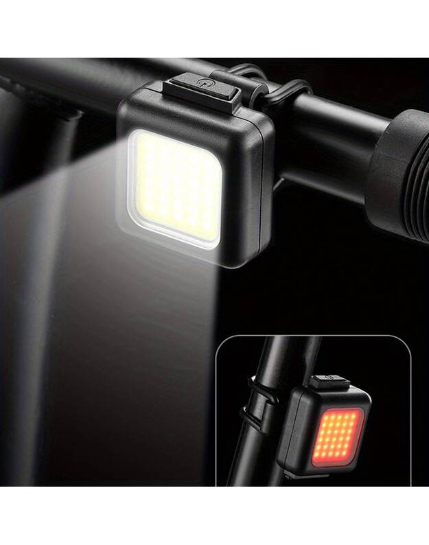Dreamqo CB-18017 dviračio priekinio ir galinio žibintų komplektas 4