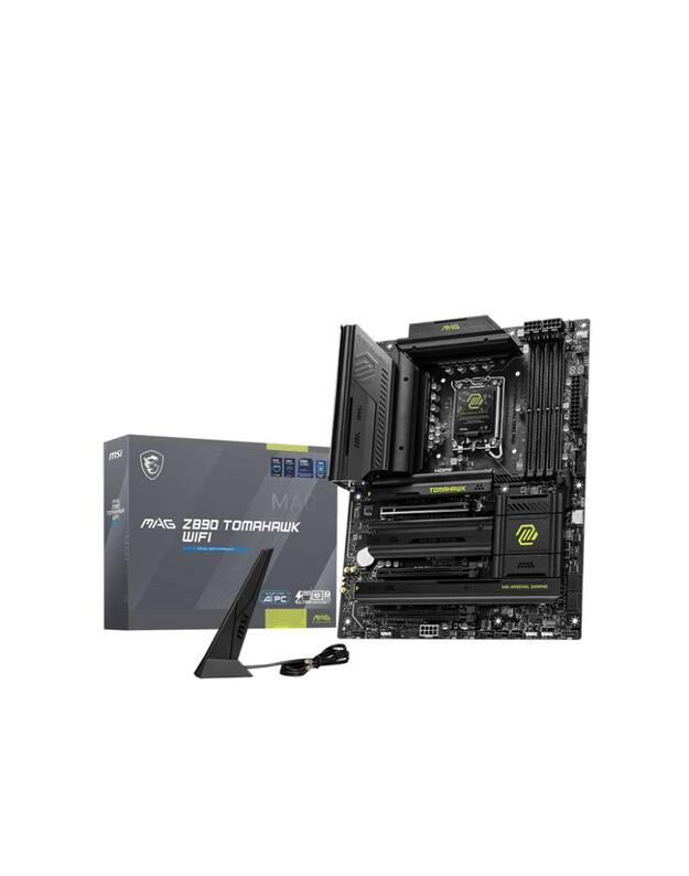 Mainboard|MSI|Intel Z890|LGA1851|ATX|Memory DDR5|Memory slots 4|2xPCI-Express 4.0 4x |1xPCI-Express 5.0 16x|4xM.2|1xHDMI|4xUSB 2.0|3xUSB 3.2|1xUSB-C|2xUSB-C w/Thunderbolt|1xOptical S/PDIF|1xRJ45|2xAudio port|MAGZ890TOMAHAWKWIFI
