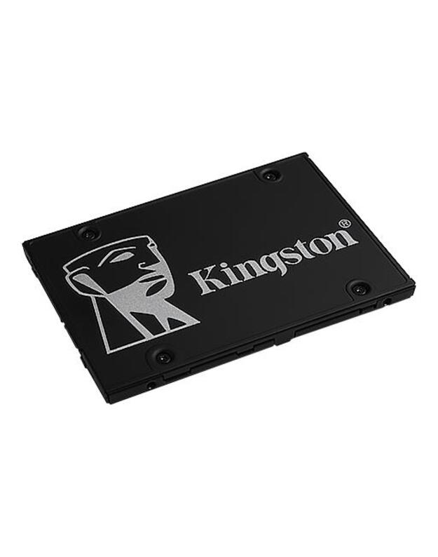 SSD|KINGSTON|KC600|512GB|SATA 3.0|TLC|Rašymo greitis 520 MB/sek|Nuskaitymo greitis 550 MB/sek|2,5